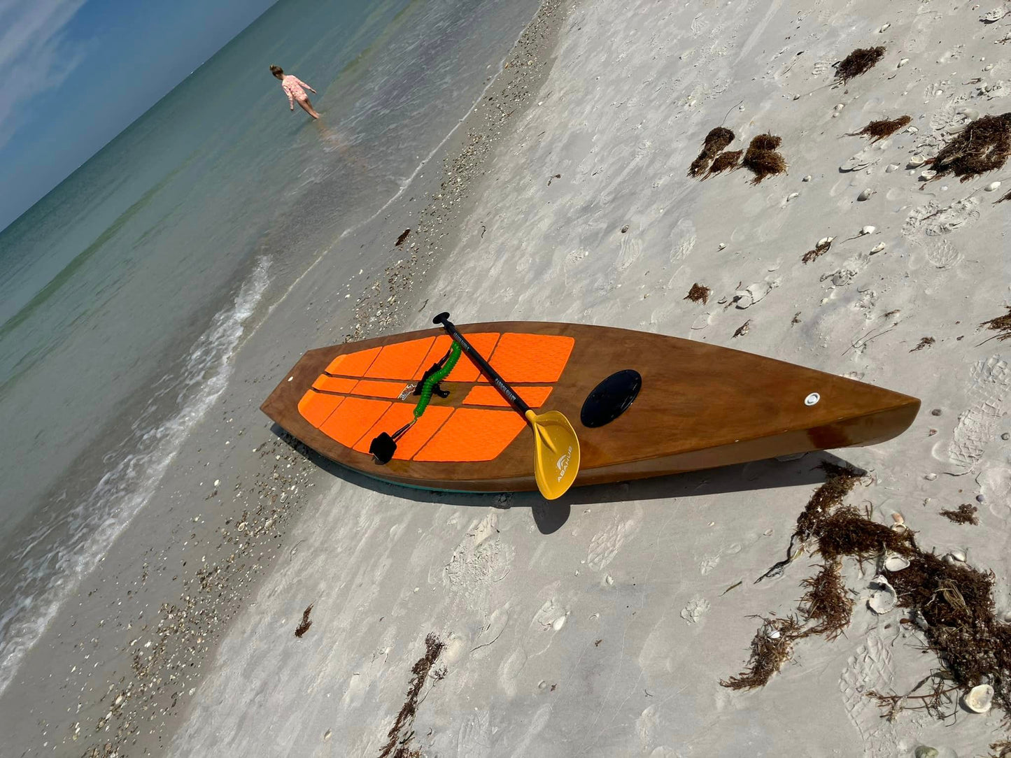 Custom Wood Paddle Board