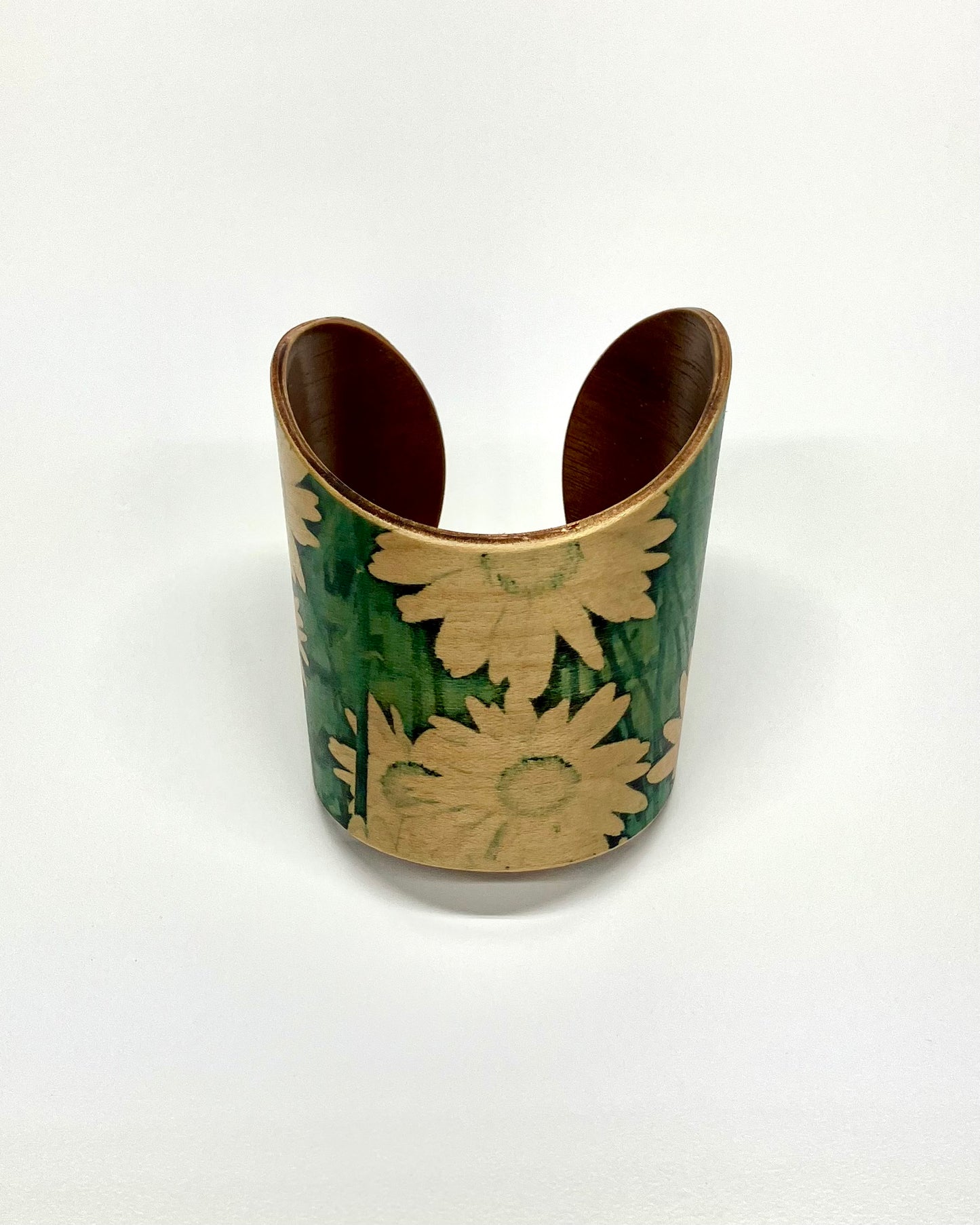 Eco Cuff . Spring Flowers