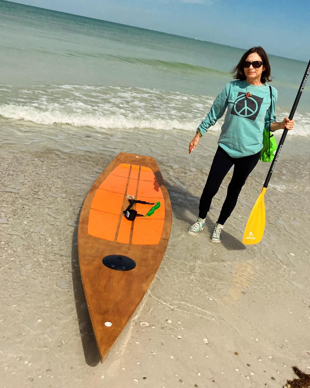 Custom Wood Paddle Board